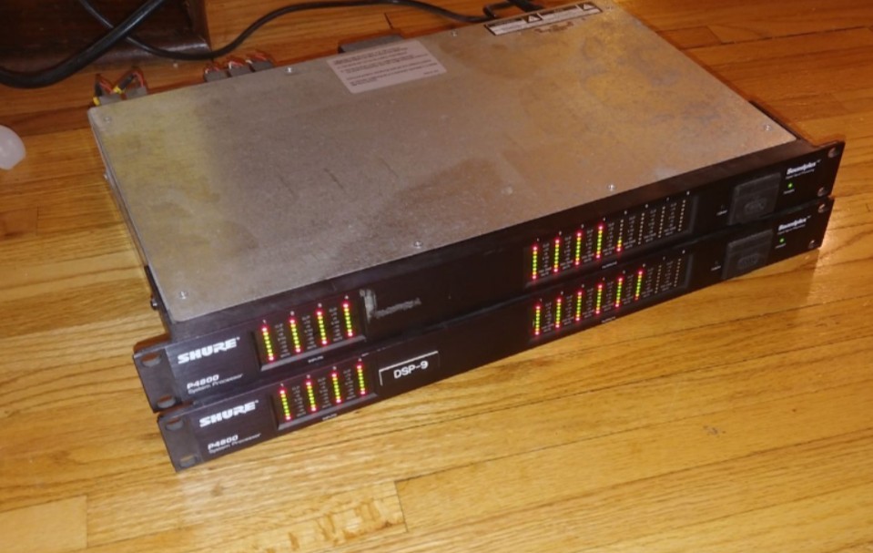 Shure P4800 Digital DSP 2-Channel 1U Rack Signal Processor 30Hz-20kHz