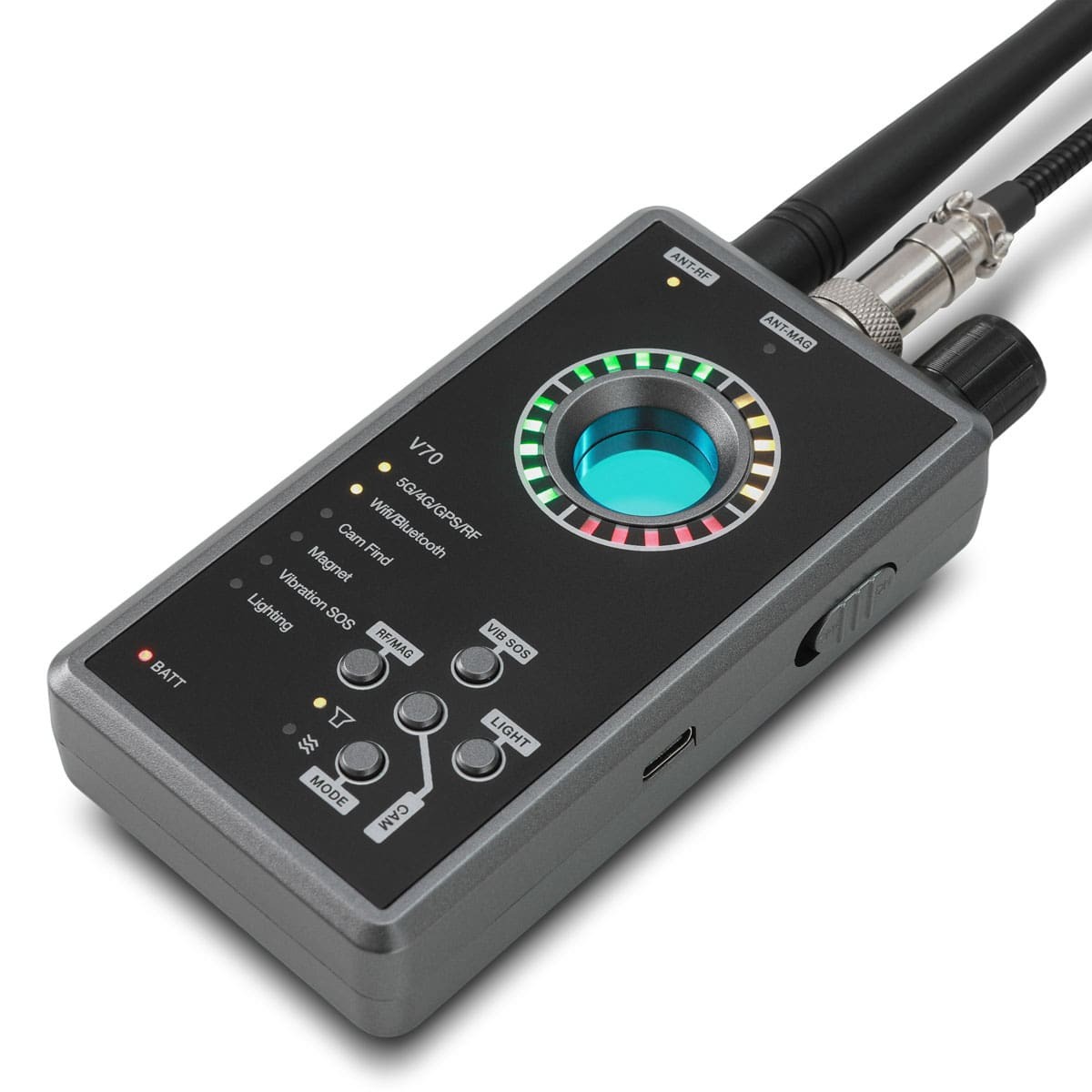 Counter Surveillance Detector RF Bug Finder Hidden Camera 5G GPS Tracker Scanner