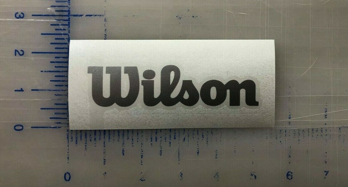 Wilson Vinyl Decal 2.5" 3.5" 4.5" 5.5"  Athletics Sports Laptop Car Window Cup