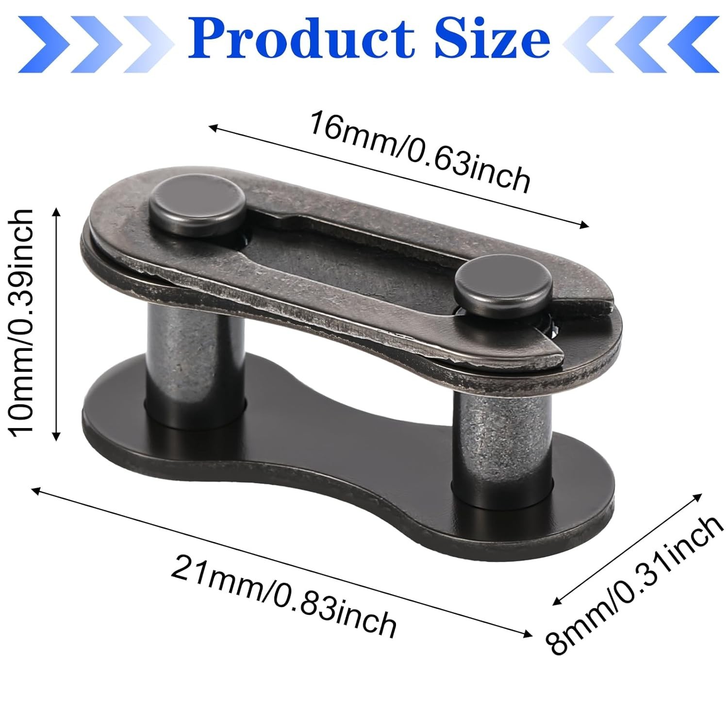 10 PCS Bike Chain Master Link, Single Speed Bicycle Master Link for Bicycle Cha