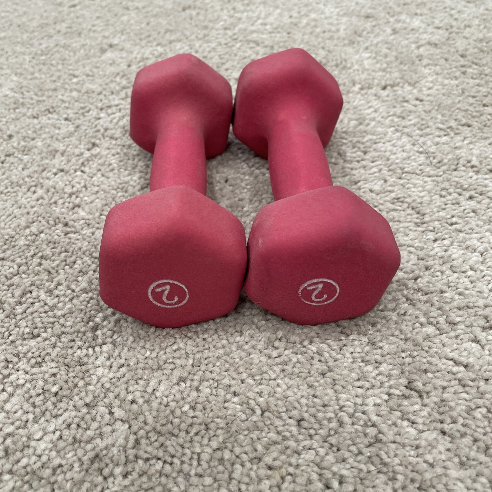2 lb dumbbells pair