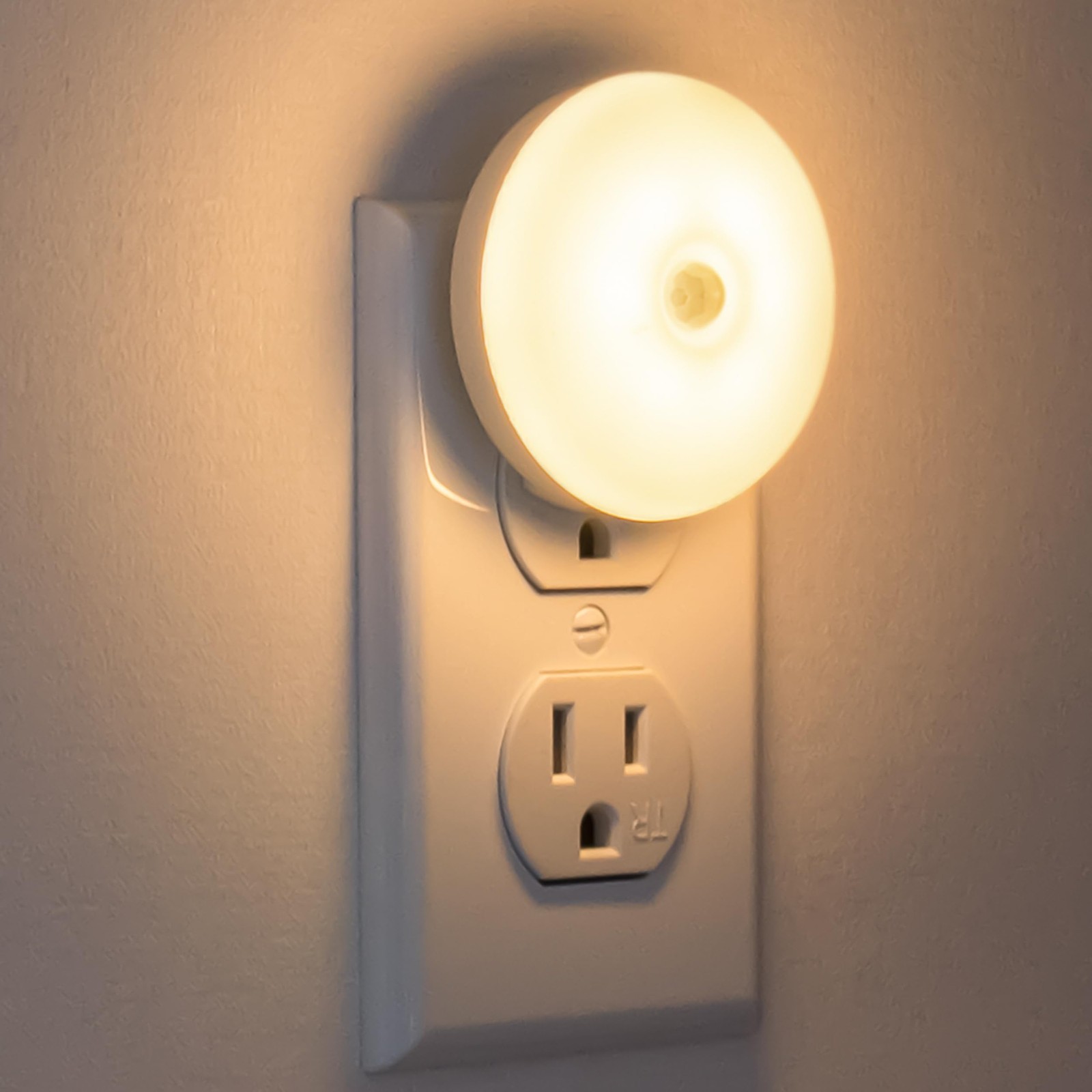 Motion Sensor Night Light, 2 Pack Activated M1803, Warm White