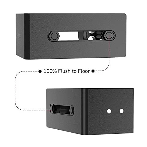 2pcs Adjustable Floor Guide for Sliding Barn Door Bottom,8 Assemble Setup