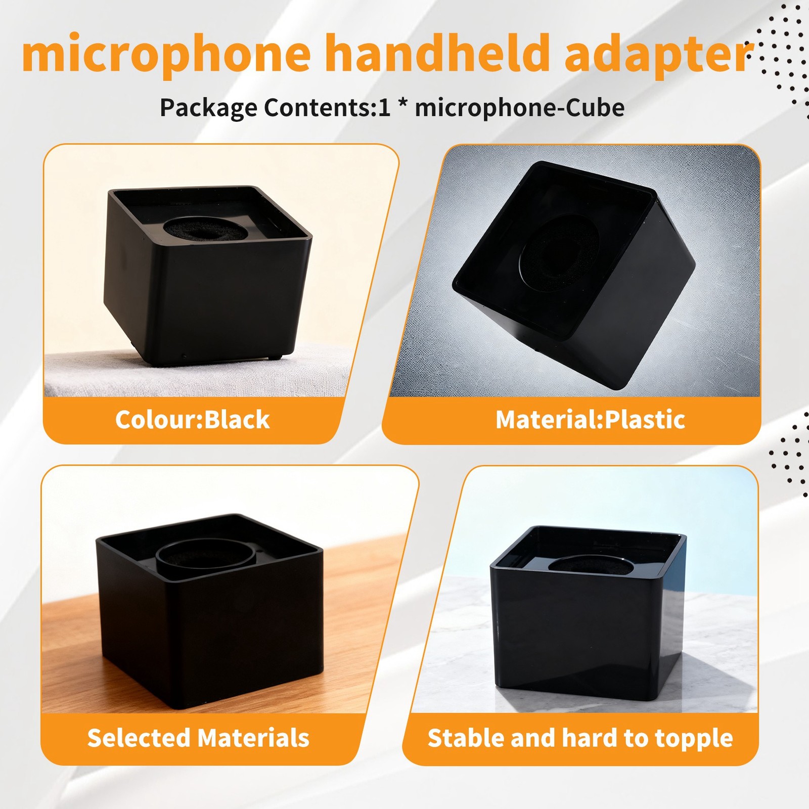 Interview Microphone Handheld Adapter Foam for Go/GoII/DJI2929