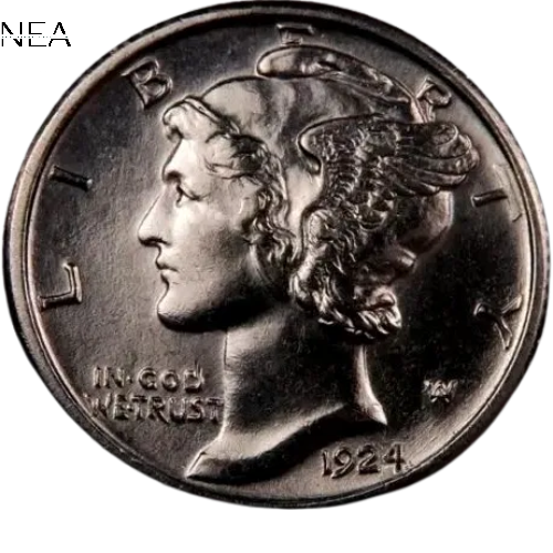 1924 Mercury Dime ~ BU/Uncirculated ~ 90% Silver