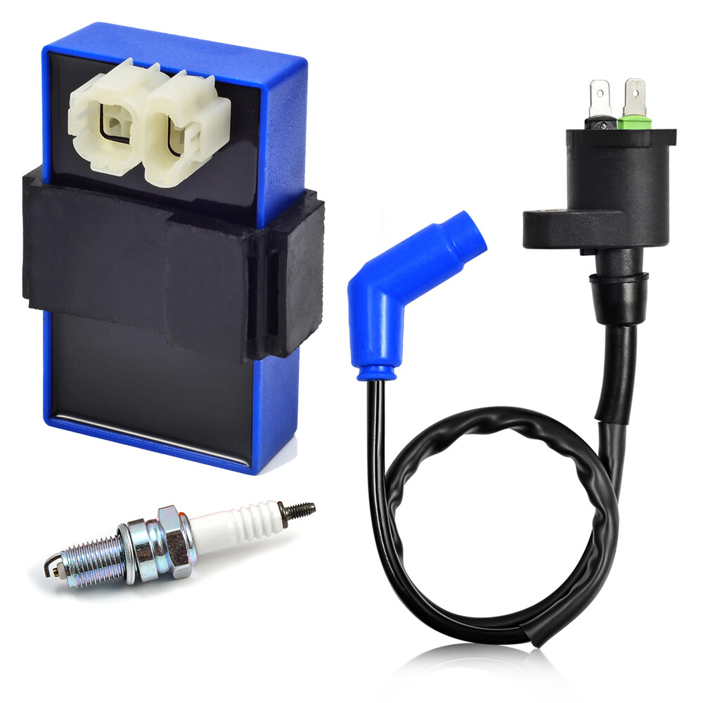 Ignition Coil CDI Spark Plug & Cap For Honda FourTrax 300 TRX300 TRX300FW 90-93