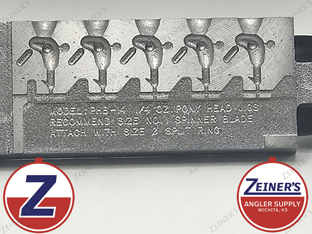 3203 PHB-14 Do-It Pony Head Jig Mold 5 cav 1/4oz size