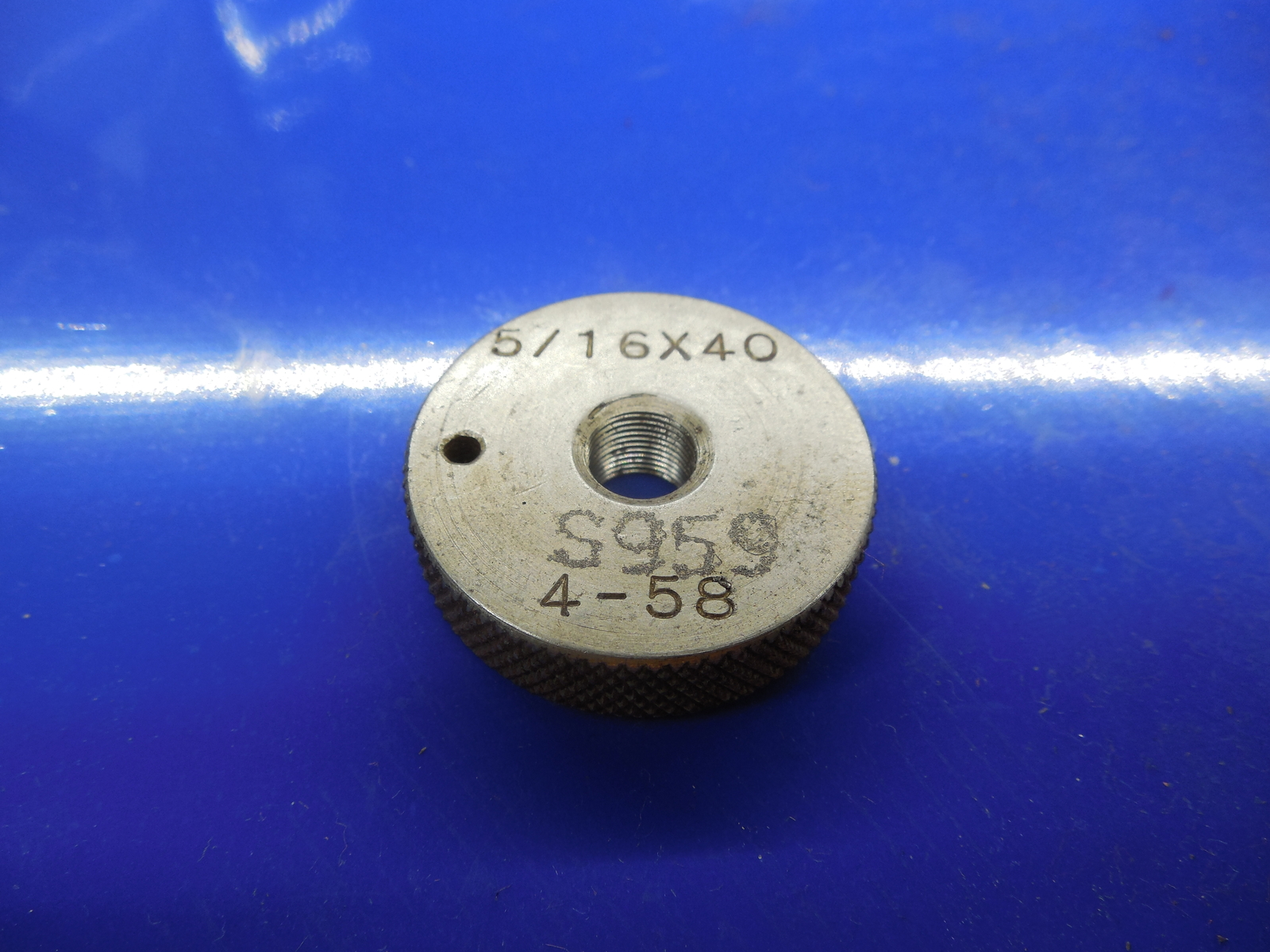 BUDGET 5/16 40 SOLID THREAD RING GAGE .3125  5/16-40 QUALITY INSPECTION CHECK
