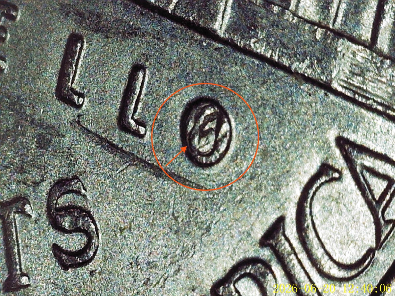 2015 P Jefferson Nickel DDR with a Die Chip in the "O" on Monticello