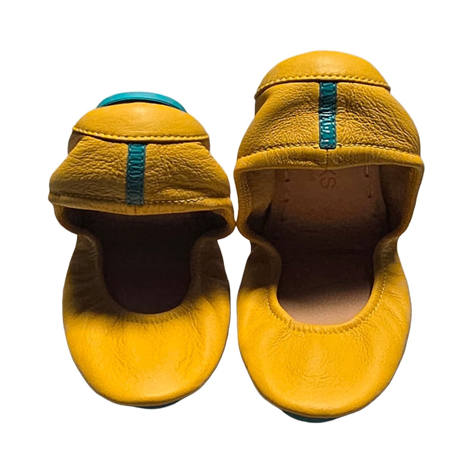 Women's - Tieks by Gavrieli Yellow Leather Flats, Size 5