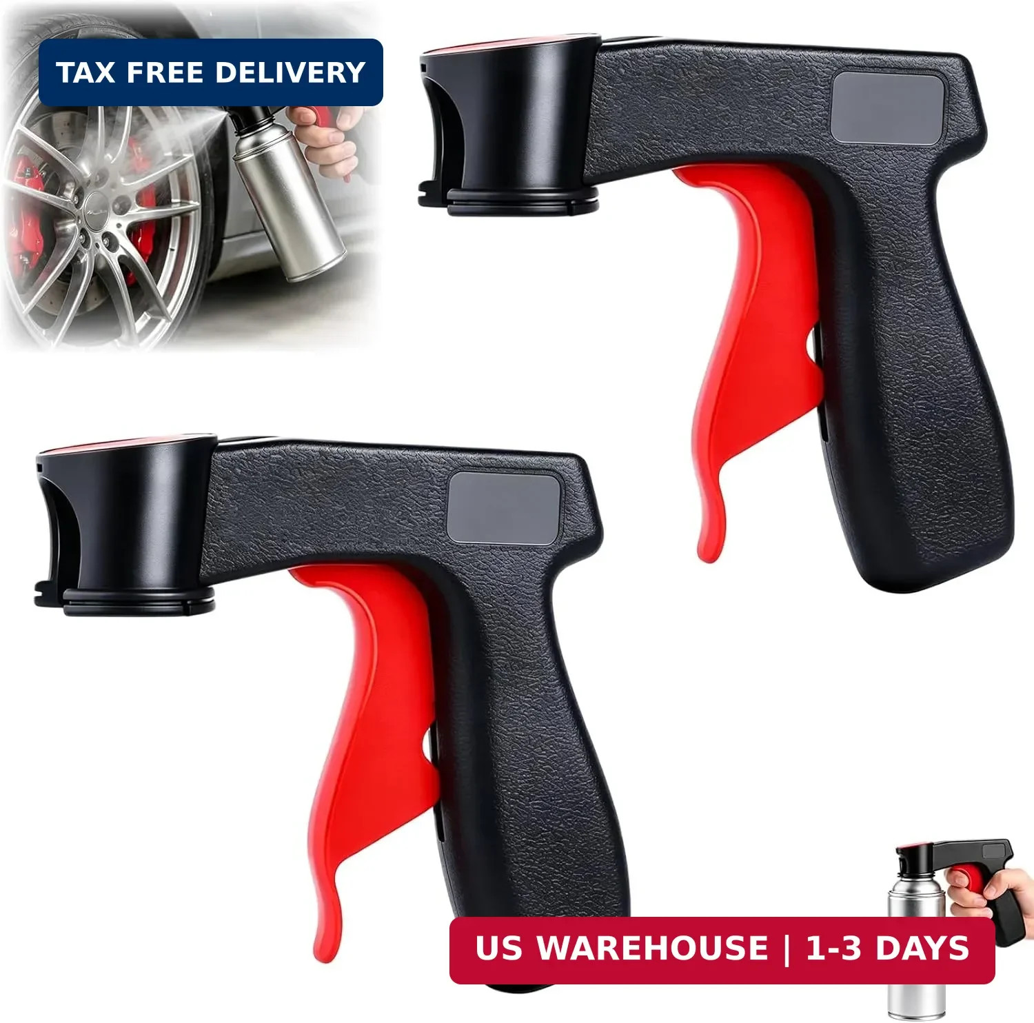 2PCS Portable Assisted Spray Painting Universal Handle Tool - Ergonomic Spray Pa
