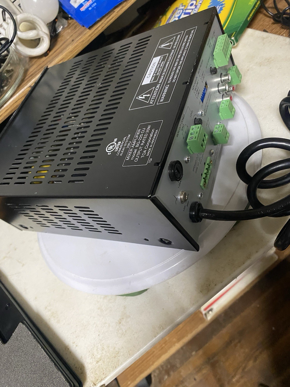 TOA mixer amplifier bg-220