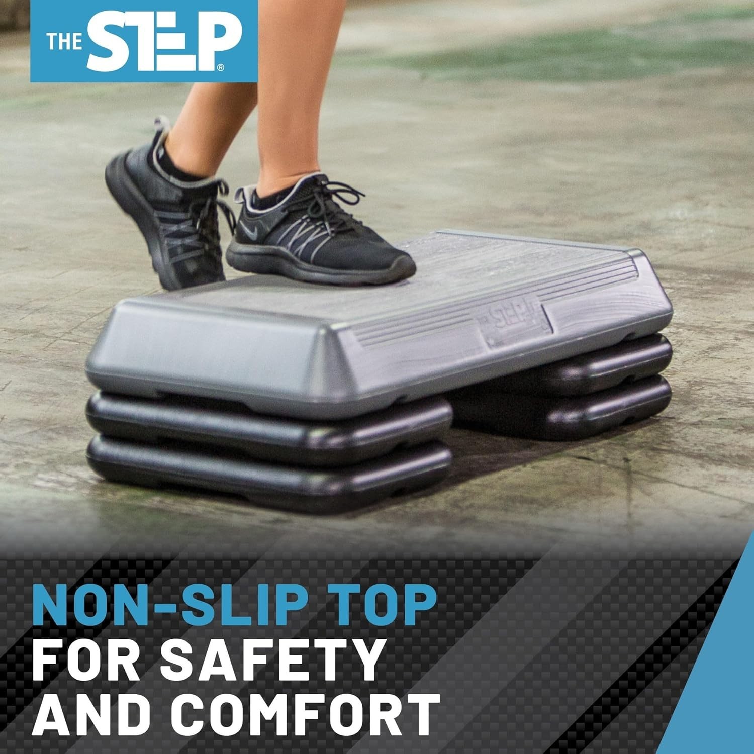 Circuit Size Exercise Step Platform for Home Workouts with Adjustable Height