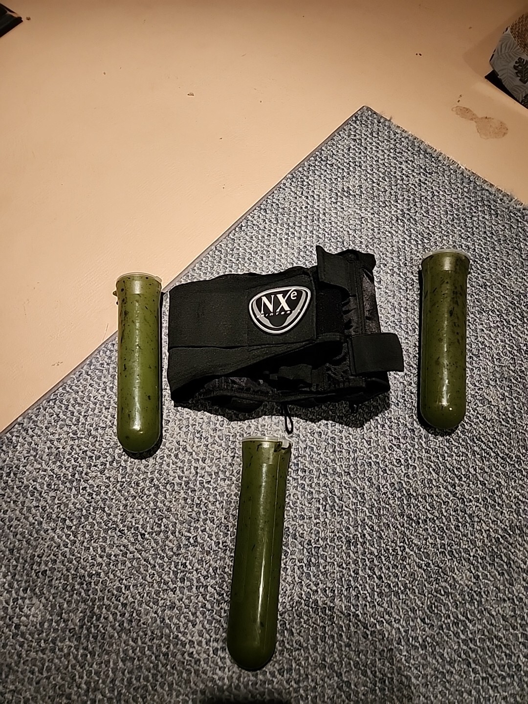 NXe paintball pod pack Black On Black Vintage Paintball Gear