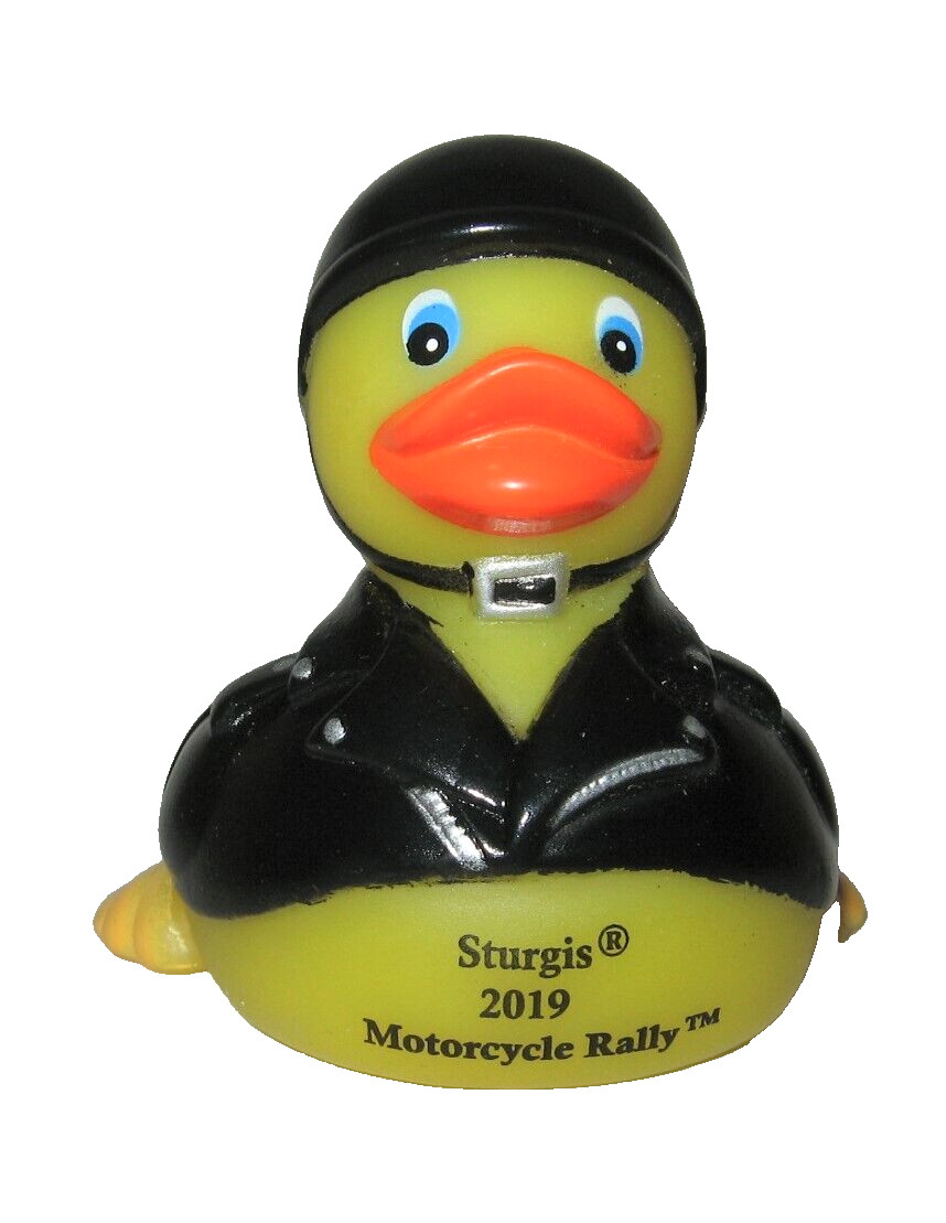 2019 Sturgis SD Motorcycle Rally Rubber Duck 3" Tall