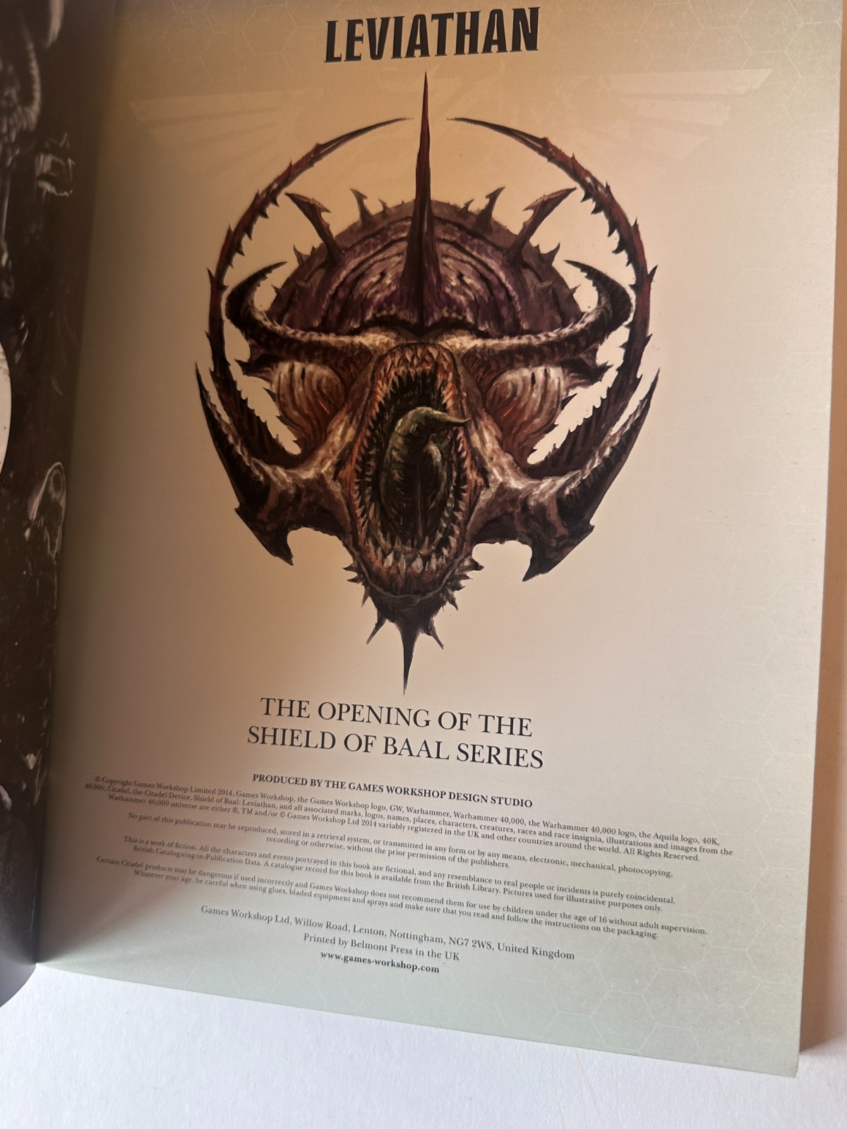 Warhammer 40k LEVIATHAN Rules & Supplement Books - Games Workshop