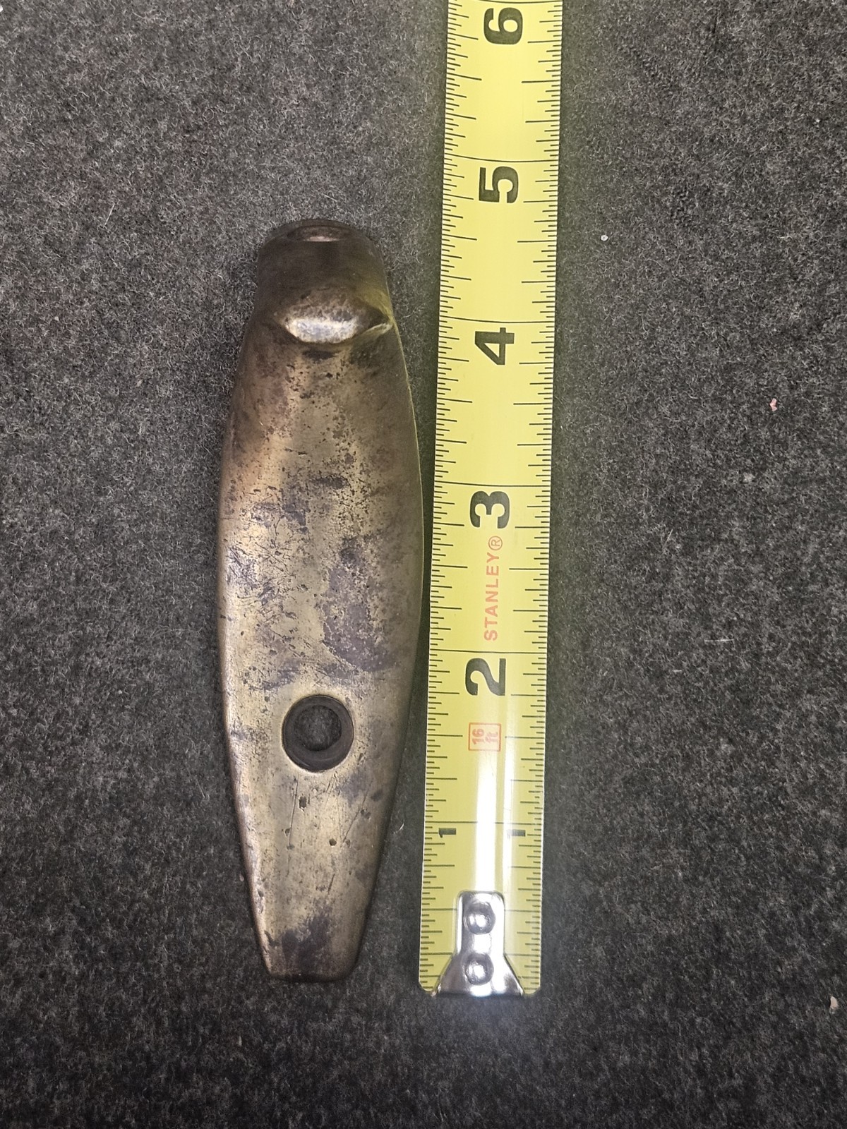 Black Powder Muzzleloader Brass Buttplate (See Measurements)