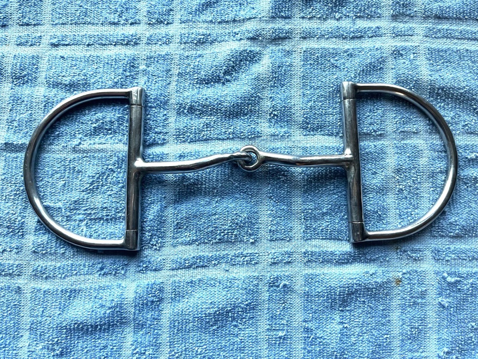 Centaur D Ring Narrow Curved Comfort Mouthpiece Dee Ring English Snaffle Bit 5”