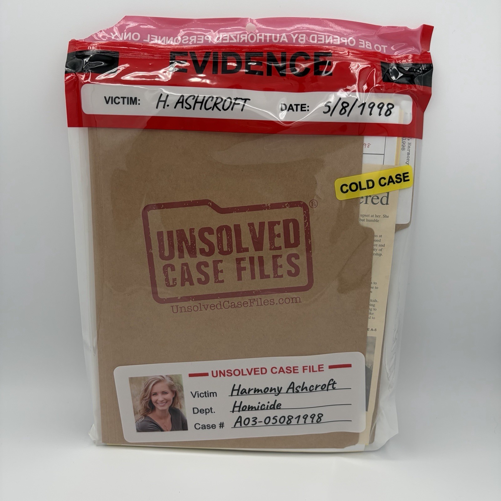 UNSOLVED CASE FILES: Cold Case Murder Mystery Game: Harmony Ashcroft Complete