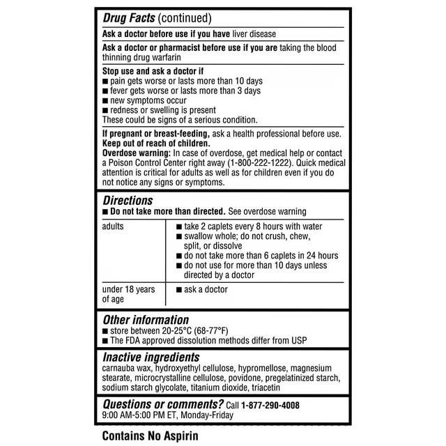 Member's Mark 650 mg Arthritis Pain Tablets (200 ct., 2 pk.) by Members Mark