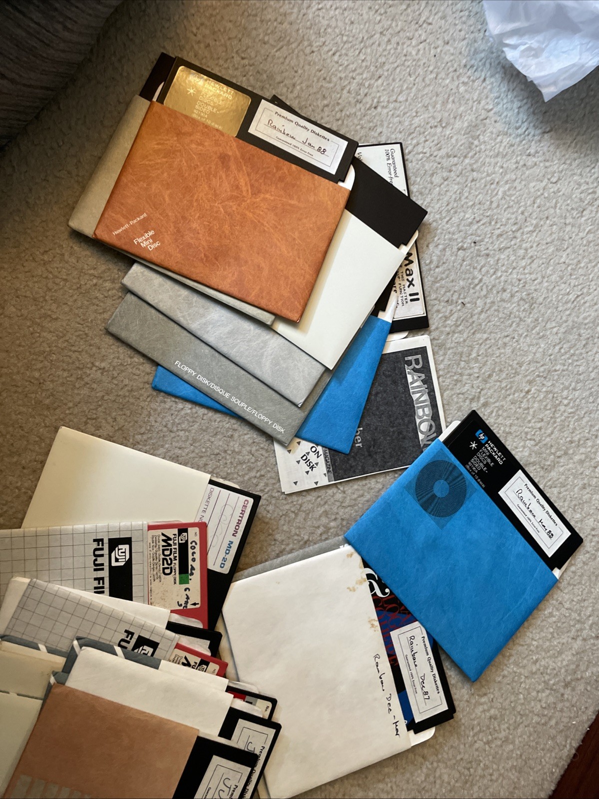 Color Computer 5.25” Floppy Disk Lot Untested, Sold As-is