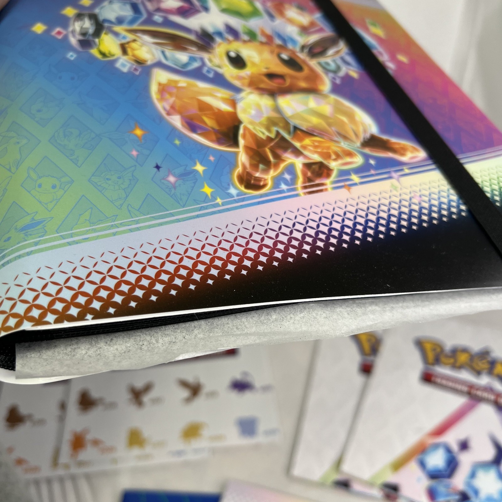 Prismatic Evolutions Pokemon TCG Binder, Posters - 151 Posters, Booklets Lot