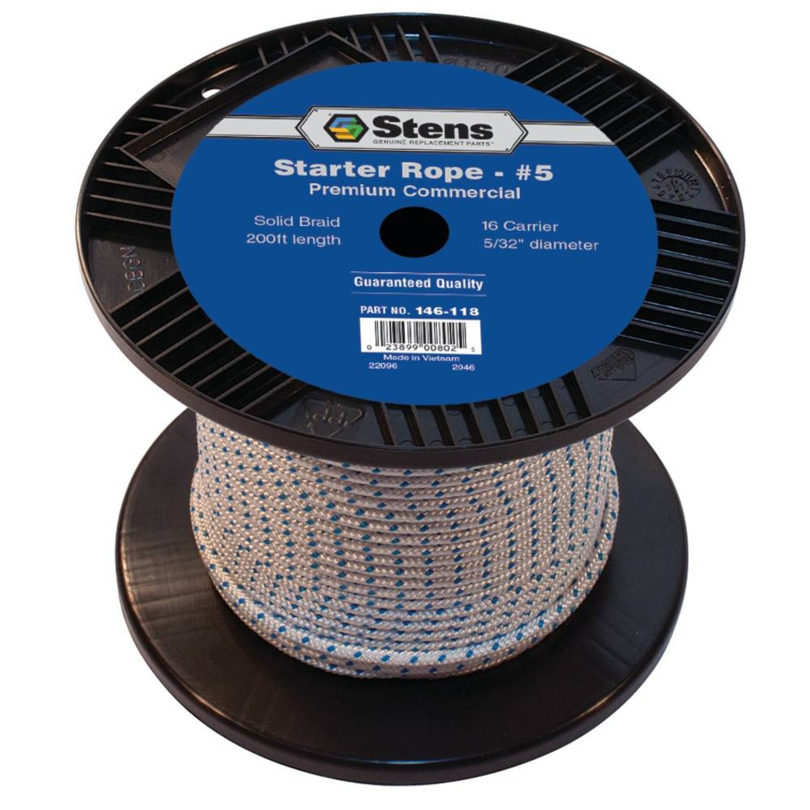 Starter For Solid Braid Starter Rope Length 200' Size 5 Solid Braid; 146-118