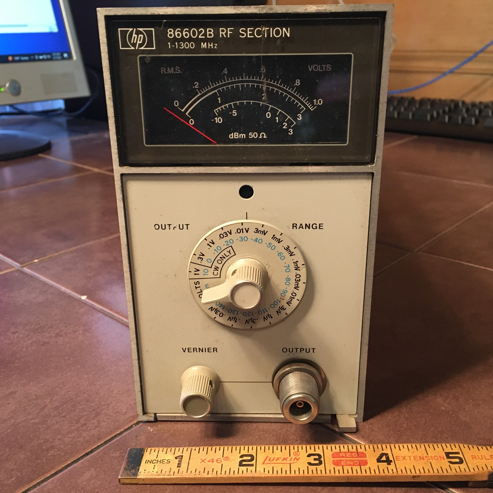 Hewlett Packard HP 86602B RF Section Plug-in, Opt H27. sn 1920A01899.