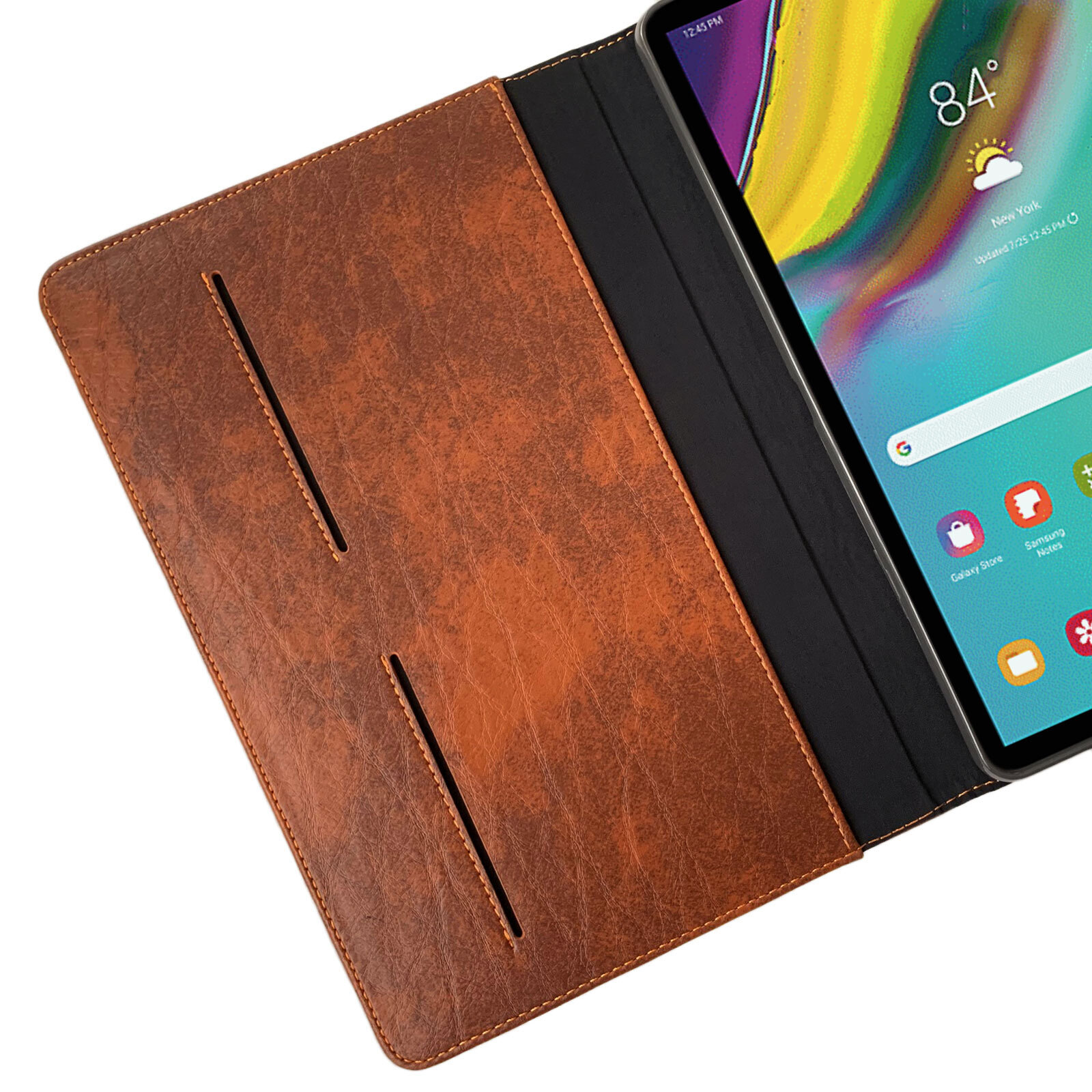 Leder Stand Case für alle Samsung Galaxy Tab Modelle !! Tablet Cover Schutzhülle
