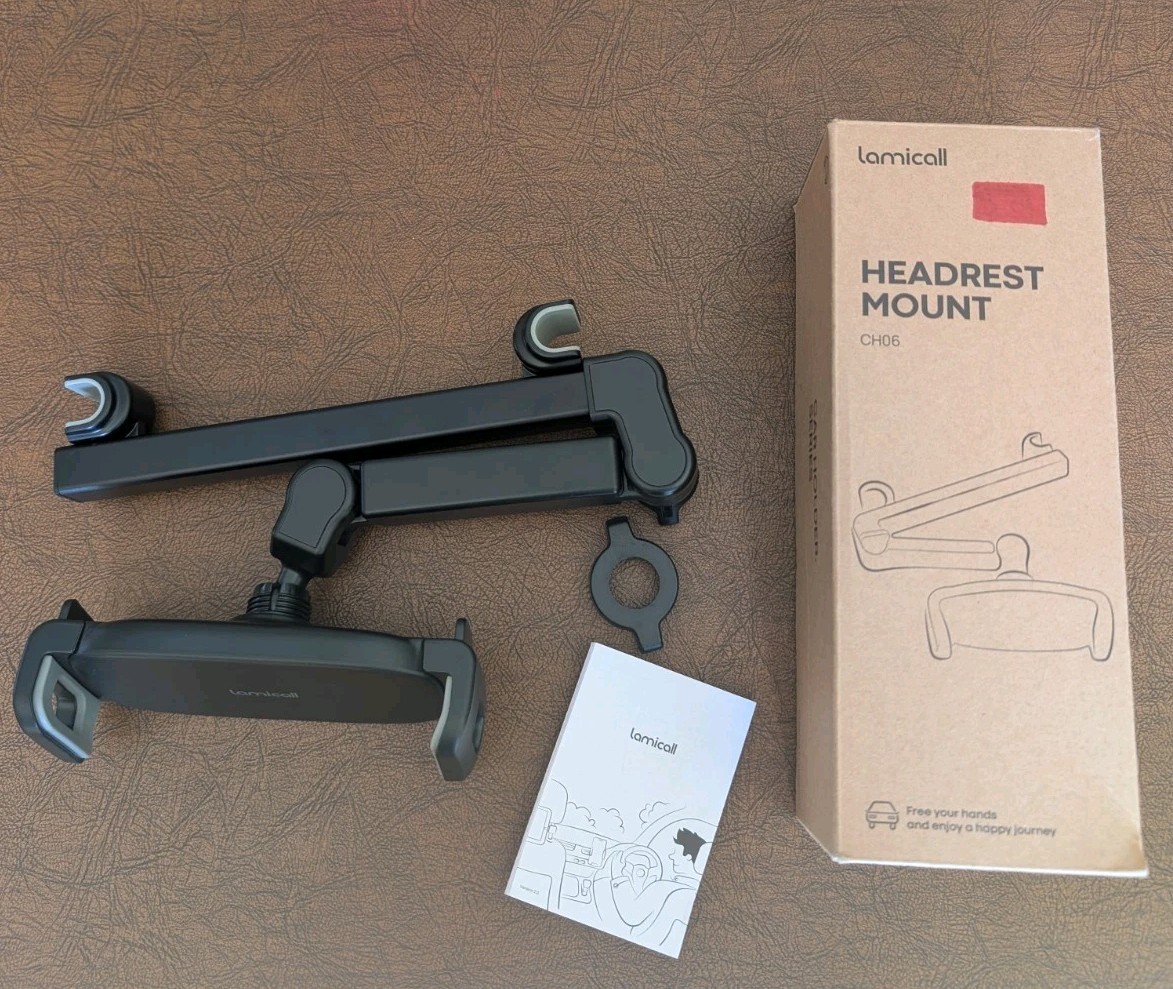 Lamicall Headrest Mount CH06 Car Holder Series (Black)