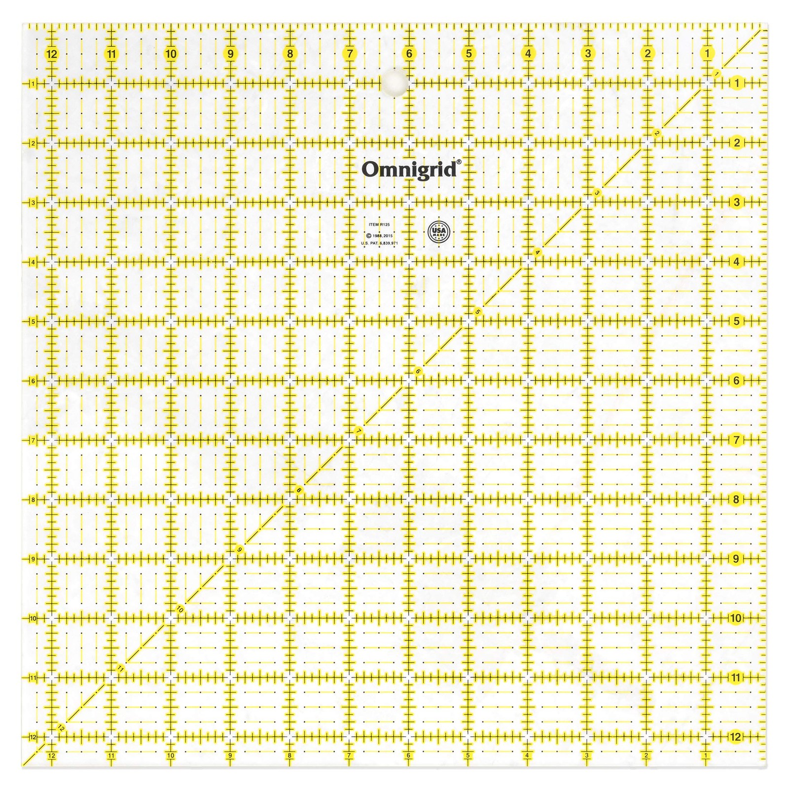 R125 Quilter's Square, 12-1/2 x 12-1/2-Inch