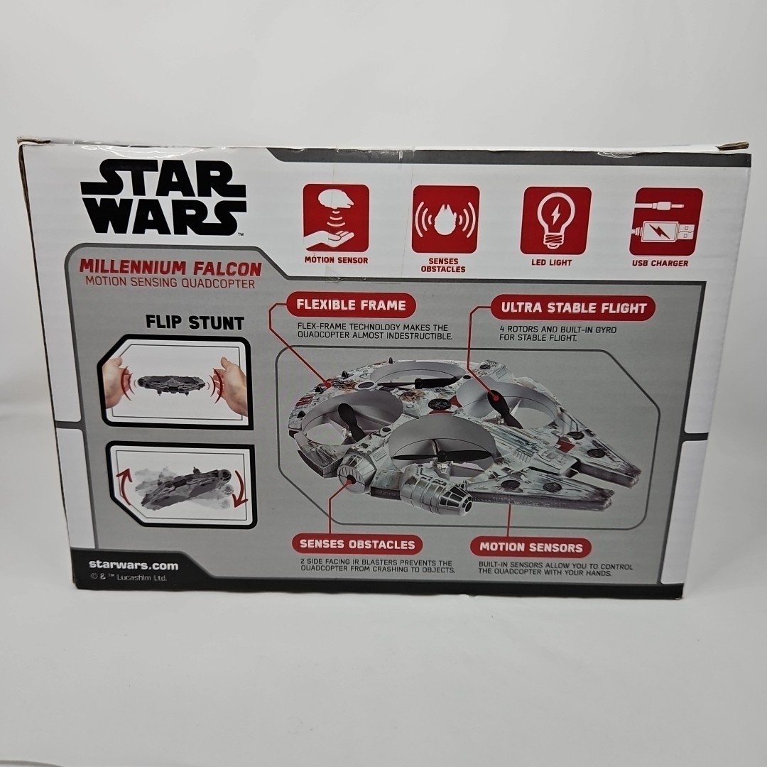 Disney Star Wars Millennium Falcon Motion Sensing Drone Quadcopter