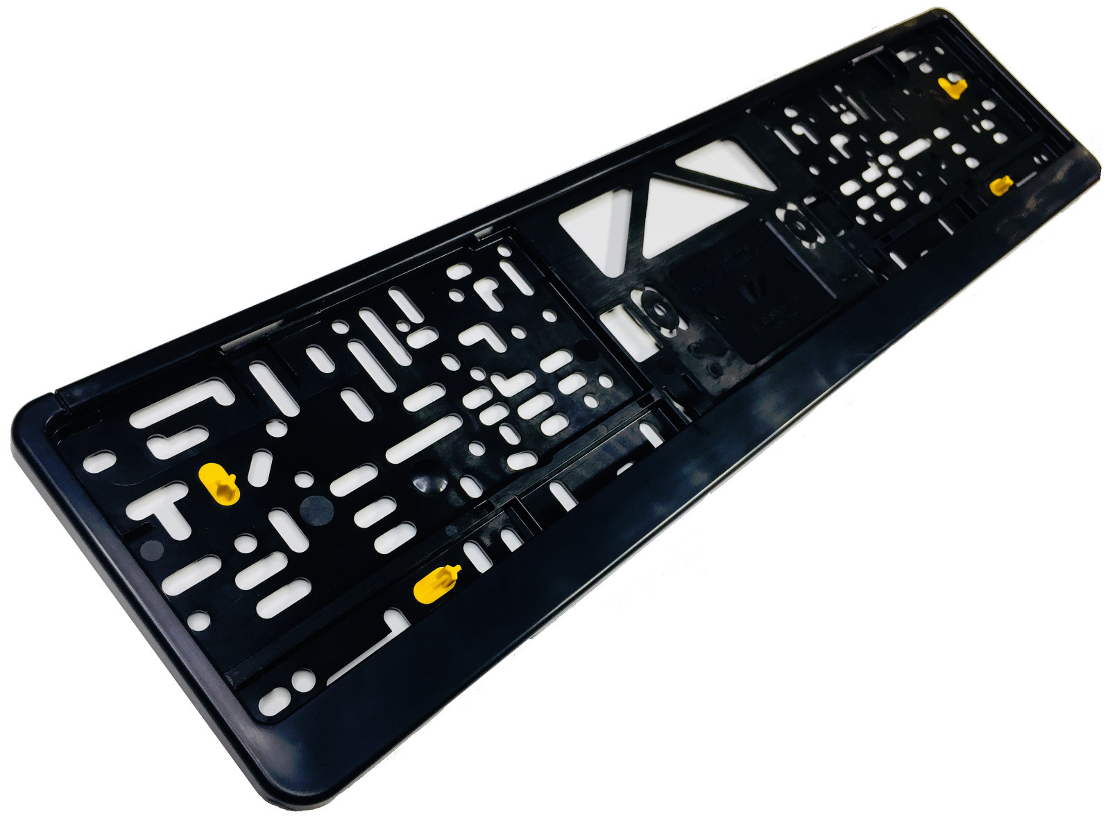 Premium German License Plate Frame - Evolution 3 - Black