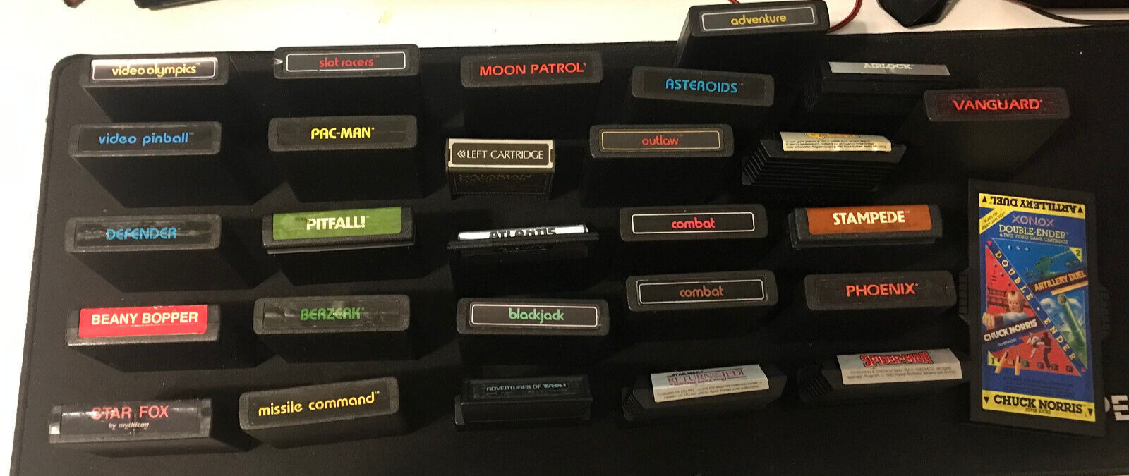 Official Atari 2600 Set Console With Assorted Games ~ Excellent!
