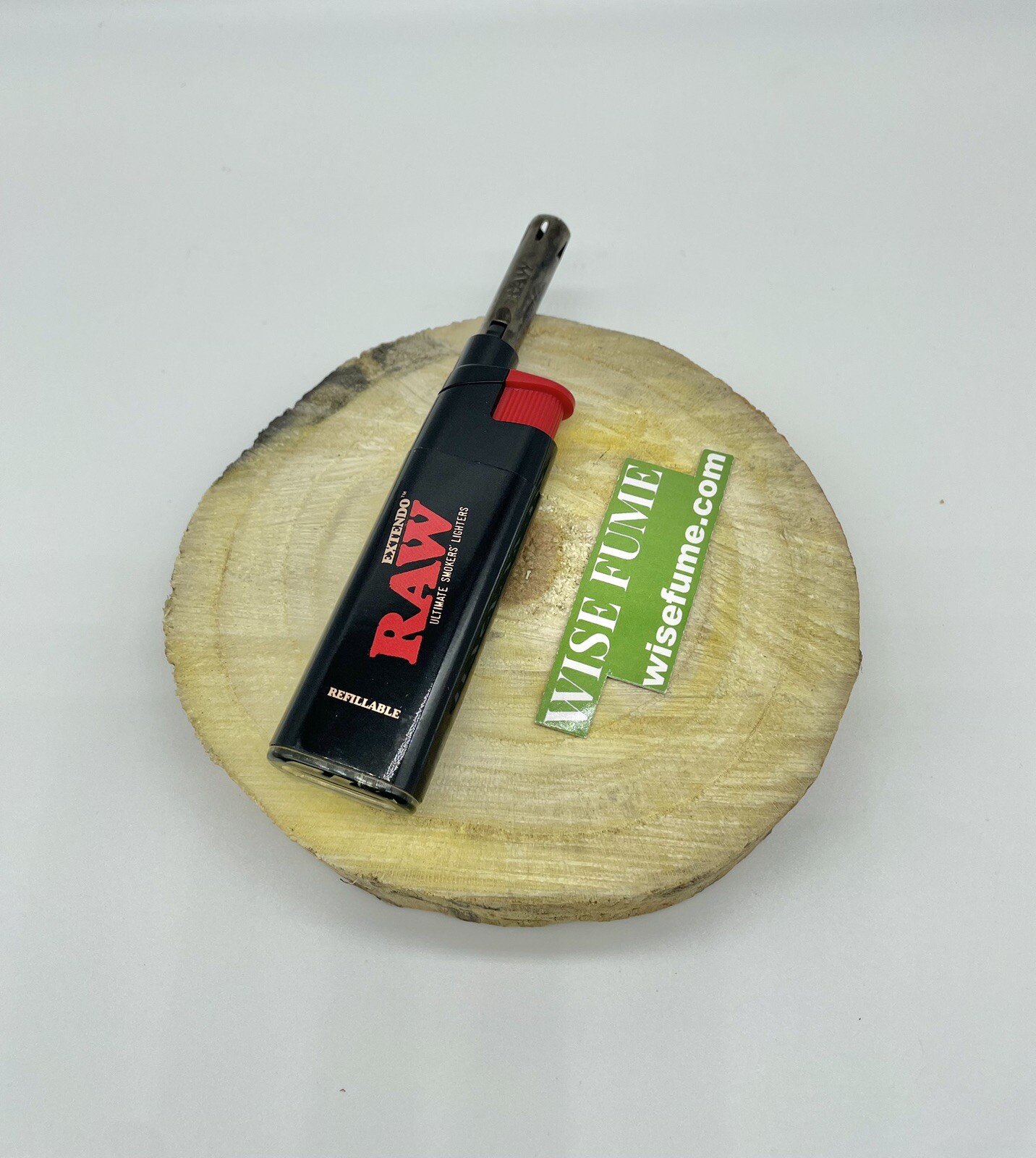 Zig Zag Ultra Thin KING Size Pre-Rolled Cone +Raw Torch Phoenix Extendo Lighter