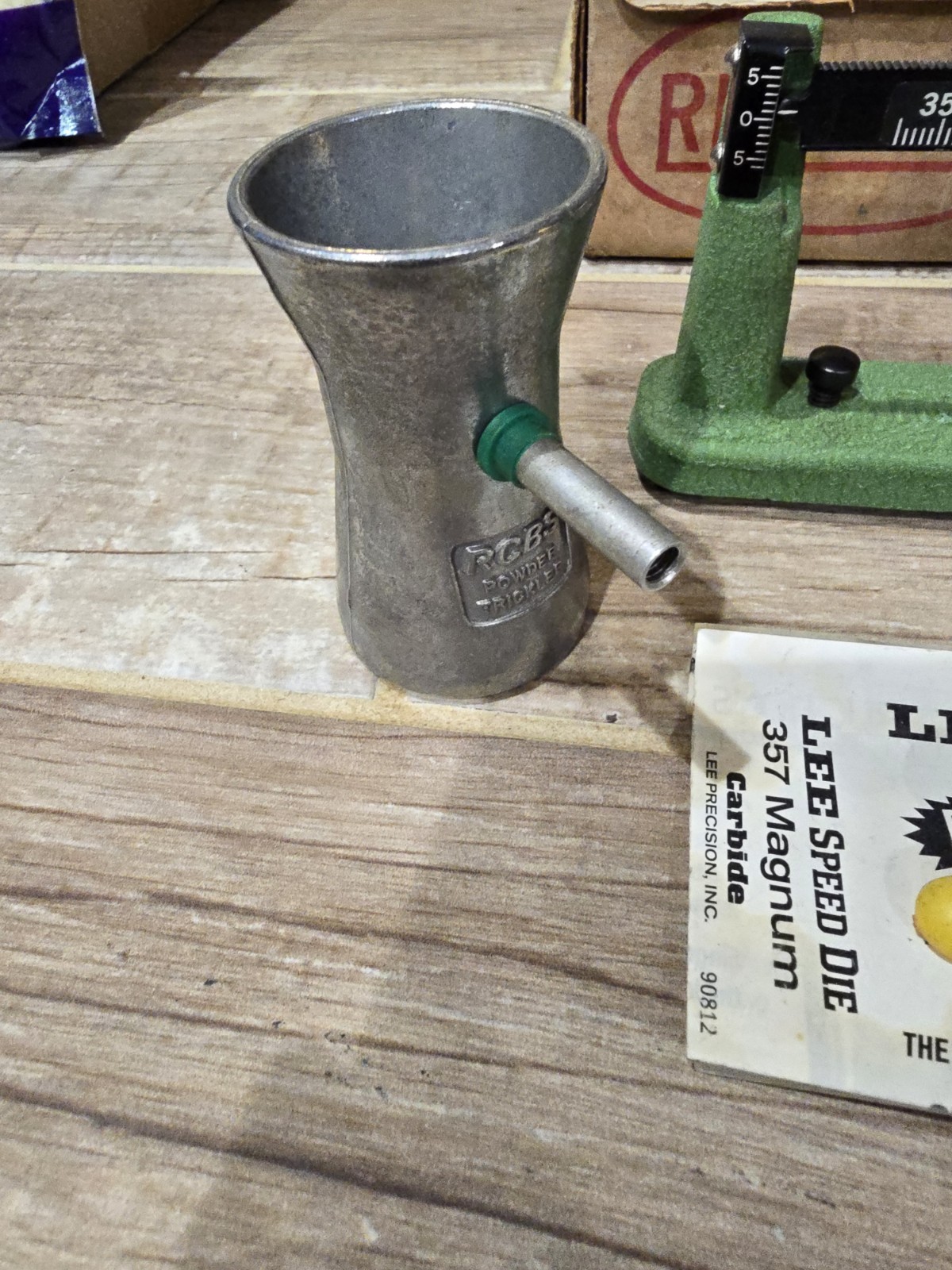 Ammunition Reloading, Redding Model 1 Powder Scale, RCB Powder Trickler, Scoops