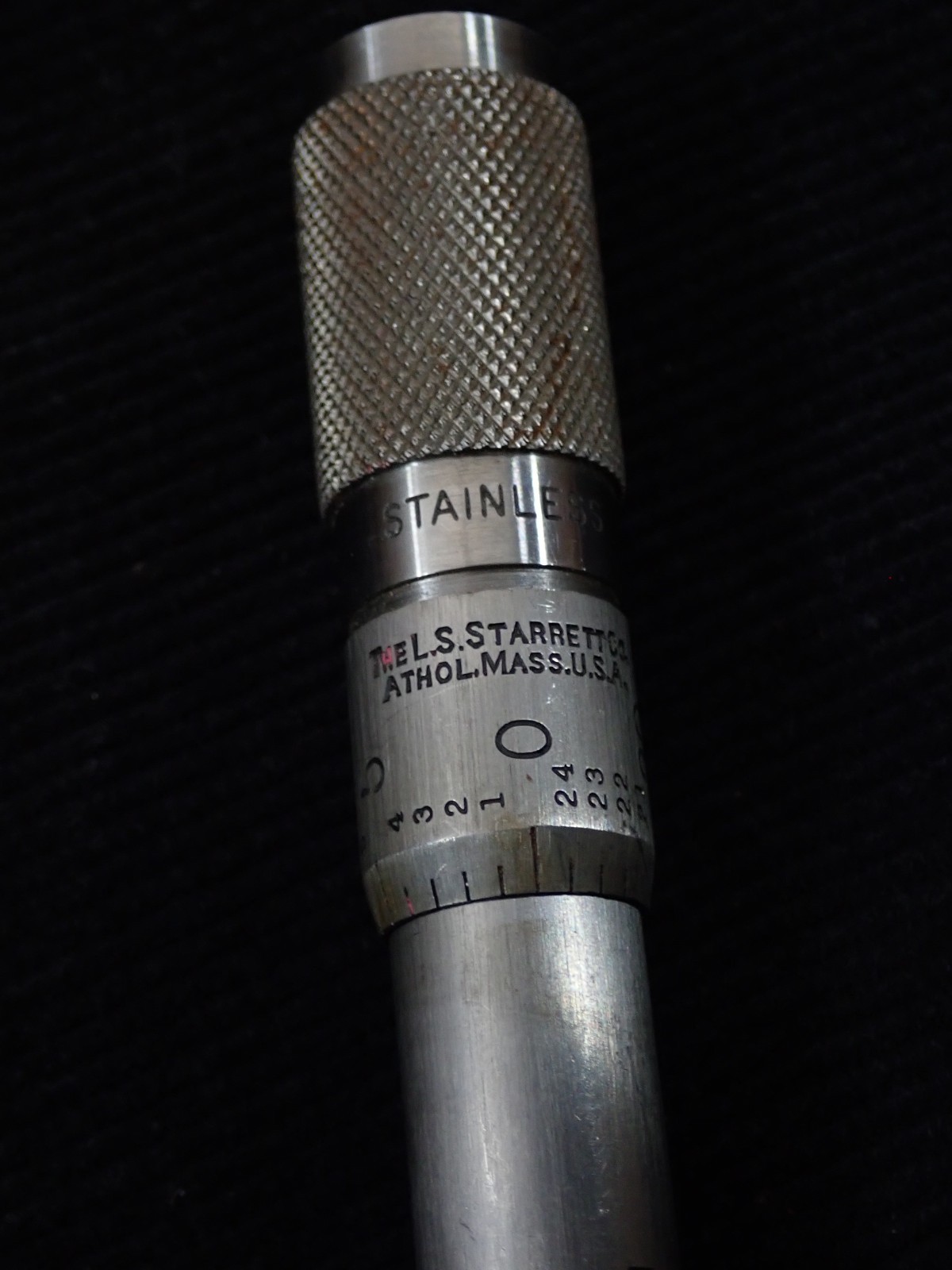 starrett micrometer head 0-1"