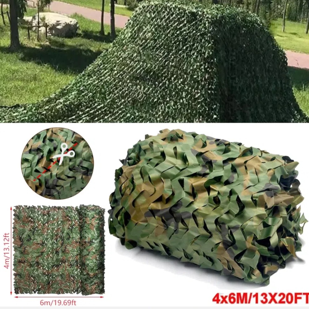 13x20FT Camping Camouflage Netting Military Camo Sunshade Mesh Hunting Car Cover