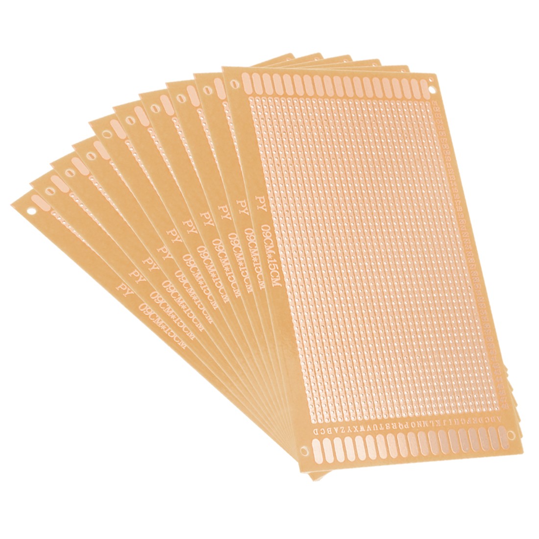 9x15cm Single Sided Stripboard Paper Printed Circuit Board Thickness 1.2mm 10pcs