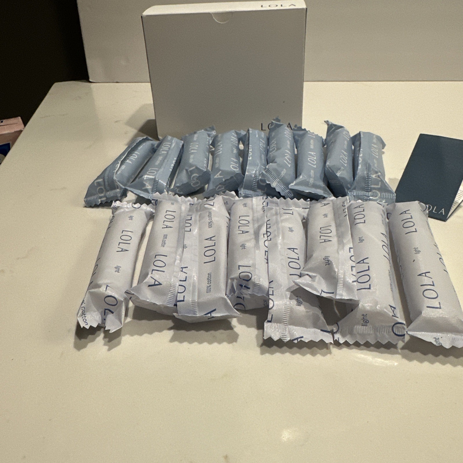 LOLA Organic Cotton Tampons 8 Light And 9 Regular