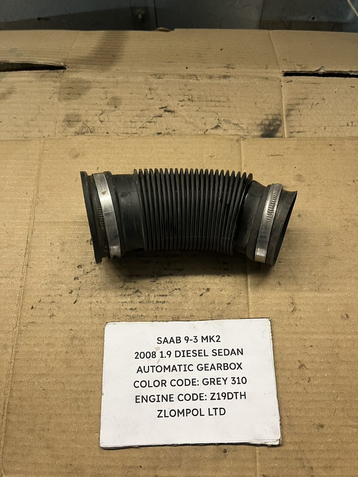Saab 9-3 MK2 2008 Air Intake Tube 55354823