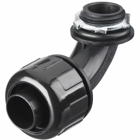 Hubbell Wiring Device-Kellems P0509nbk Conduit Fitting Connector, 1/2 In,