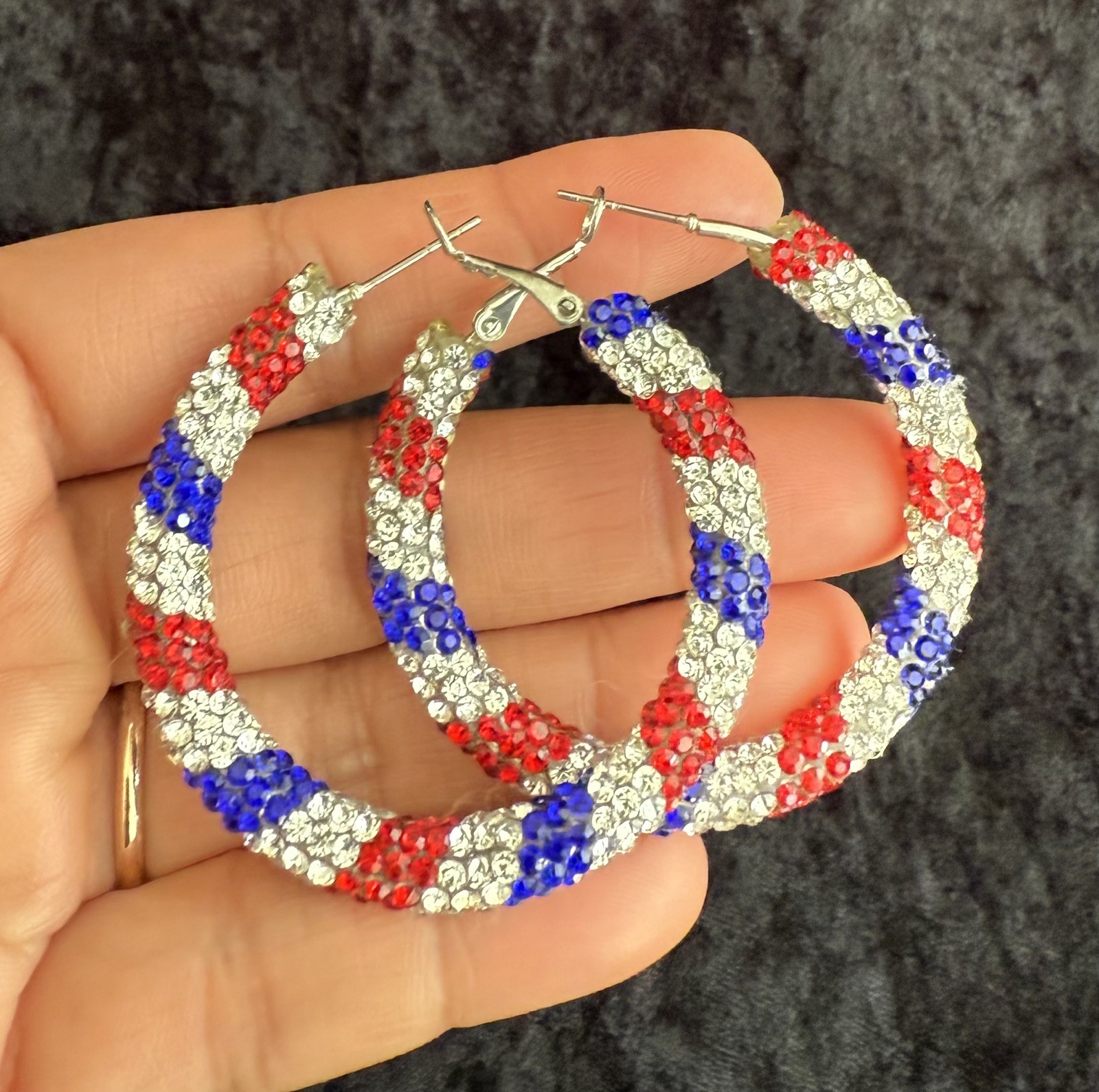 4th Of July Independence Day Patriotic Earrings for Women American Flag