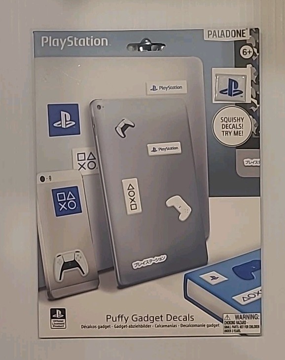 Sony PlayStation™ Puffy Gadget Decal Stickers Paladone 36 Pieces New