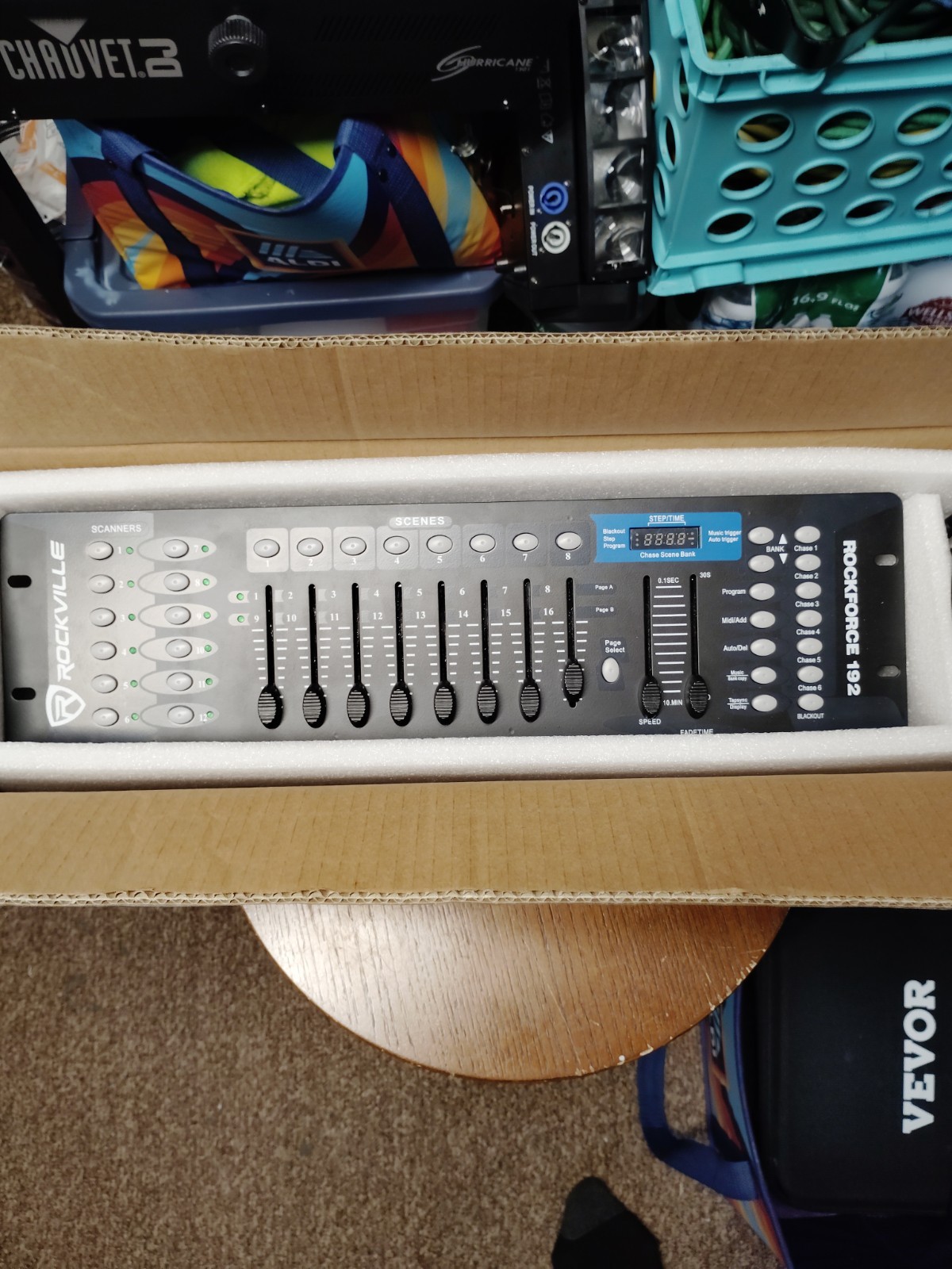 Rockville ROCKFORCE 192 DMX Controller 192-Channel with Blackout Switch