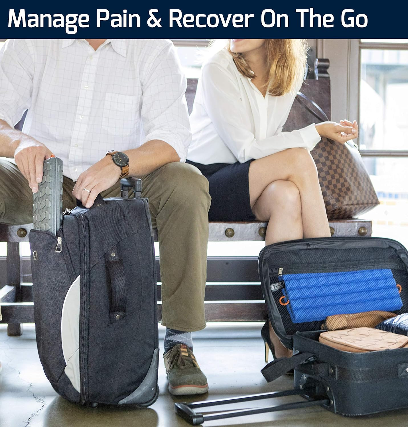 Morph Foam Roller: Collapsible Travel Foam Roller for Back Pain Relief, Worko...