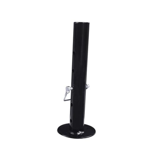 Trailer Jack Drop Leg, Adjustable Jack Foot, Trailer Jack Extension for black
