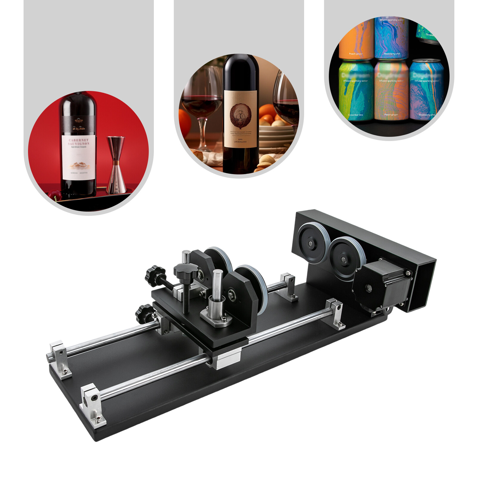 Adjustable Laser Engraver Rotary Attachment Rotating Carving Fixture Rotary Axis