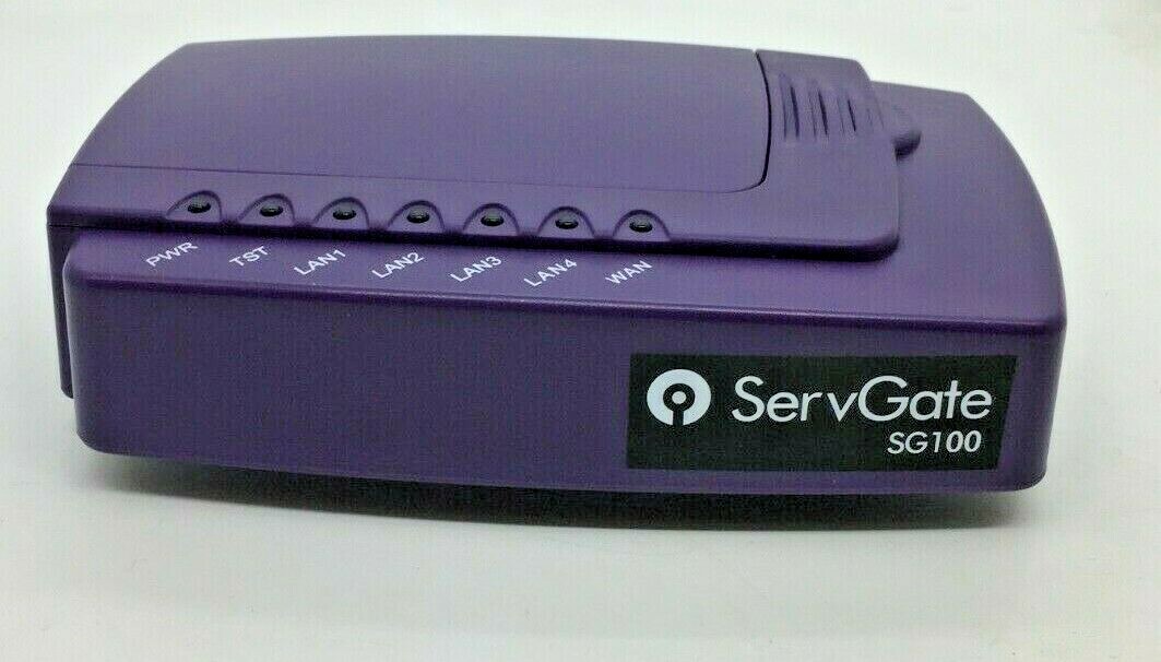 ServGate Firewall -VPN- Routing SG100 100Mbps 50-60Hz 100/240V Free Shipping c