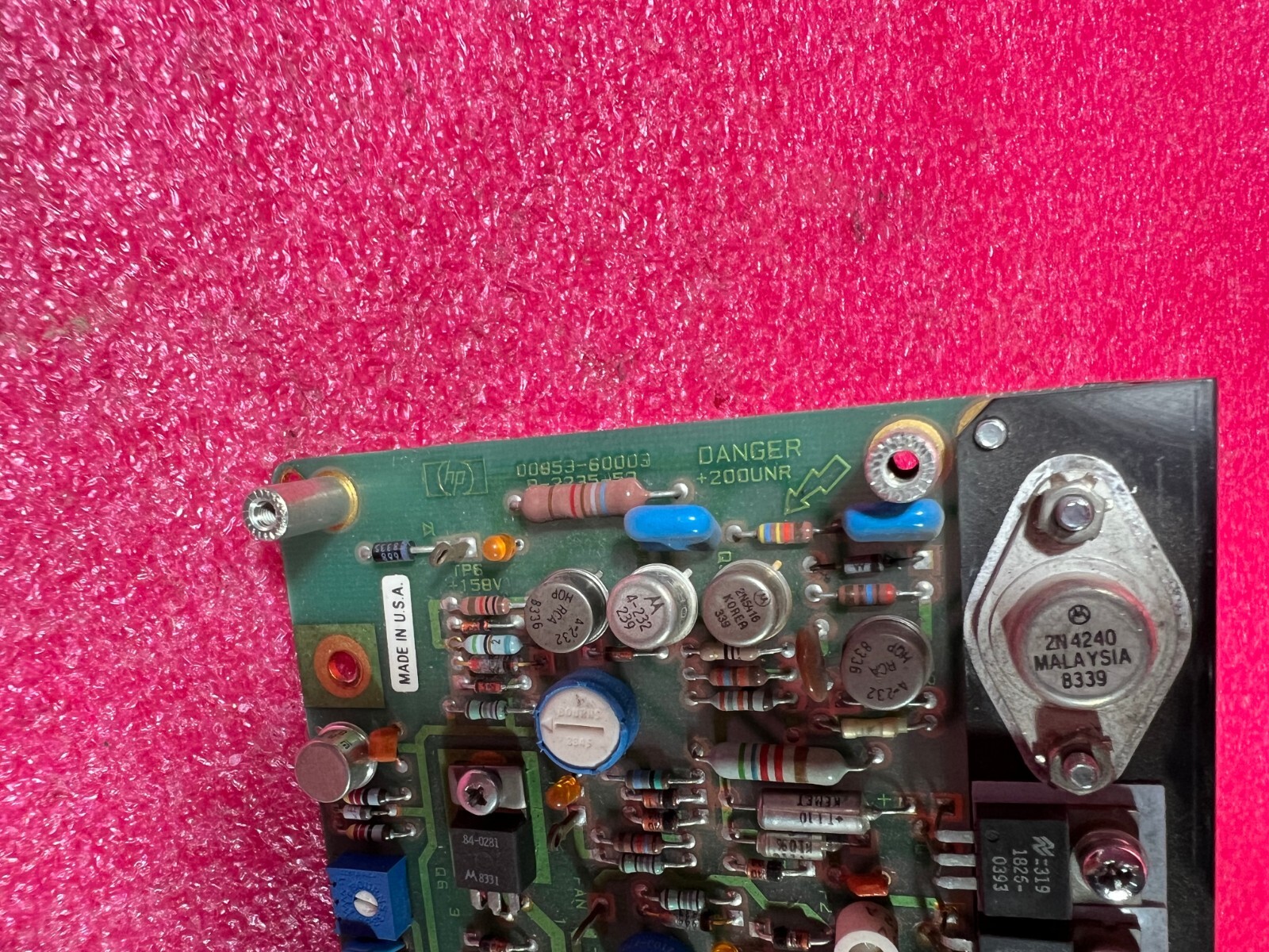 HP 853A Spectrum Analyzer DISPLAY 8559A Board 00853-60003